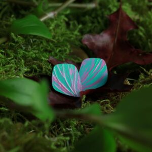 Mieli -nappikorvakorut (vaalea turkoosi, S)